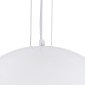 GloboStar® SERENIA 01152 Μοντέρνο Κρεμαστό Φωτιστικό Καμπάνα Μονόφωτο 1 x E27 IP20 Λευκό Γύψο - Μ40 x Π40 x Υ20cm