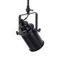 GloboStar® HOLLYWOOD 01154 Vintage Φωτιστικό Οροφής Ράγα Δίφωτο 2 x E27 IP20 Μαύρο Μέταλλο - Μ45 x Π15 x Υ40cm