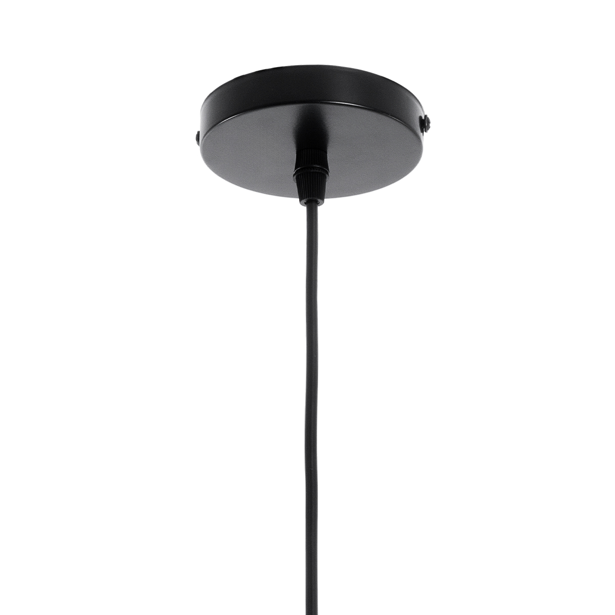 GloboStar® WICKHAM 01169 Vintage Κρεμαστό Φωτιστικό Καμπάνα Μονόφωτο 1 x E27 IP20 Διάφανο Γυαλί με Μαύρο & Χρυσό Μέταλλο - Μ18 x Π18 x Y20cm