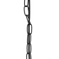 GloboStar® LARKIN 01175 Vintage Κρεμαστό Φωτιστικό Καμπάνα Μονόφωτο 1 x E27 IP20 Μαύρο Μέταλλο - Μ30 x Π30 x Y28cm