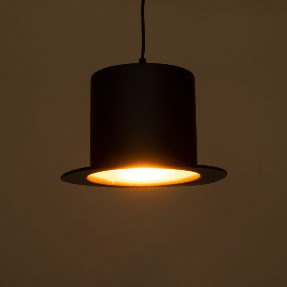 GloboStar® SHERLOCK 01215 Vintage Κρεμαστό Φωτιστικό Καμπάνα Μονόφωτο 1 x E27 IP20 Μαύρο Μέταλλο - Μ26 x Π26 x Υ16cm
