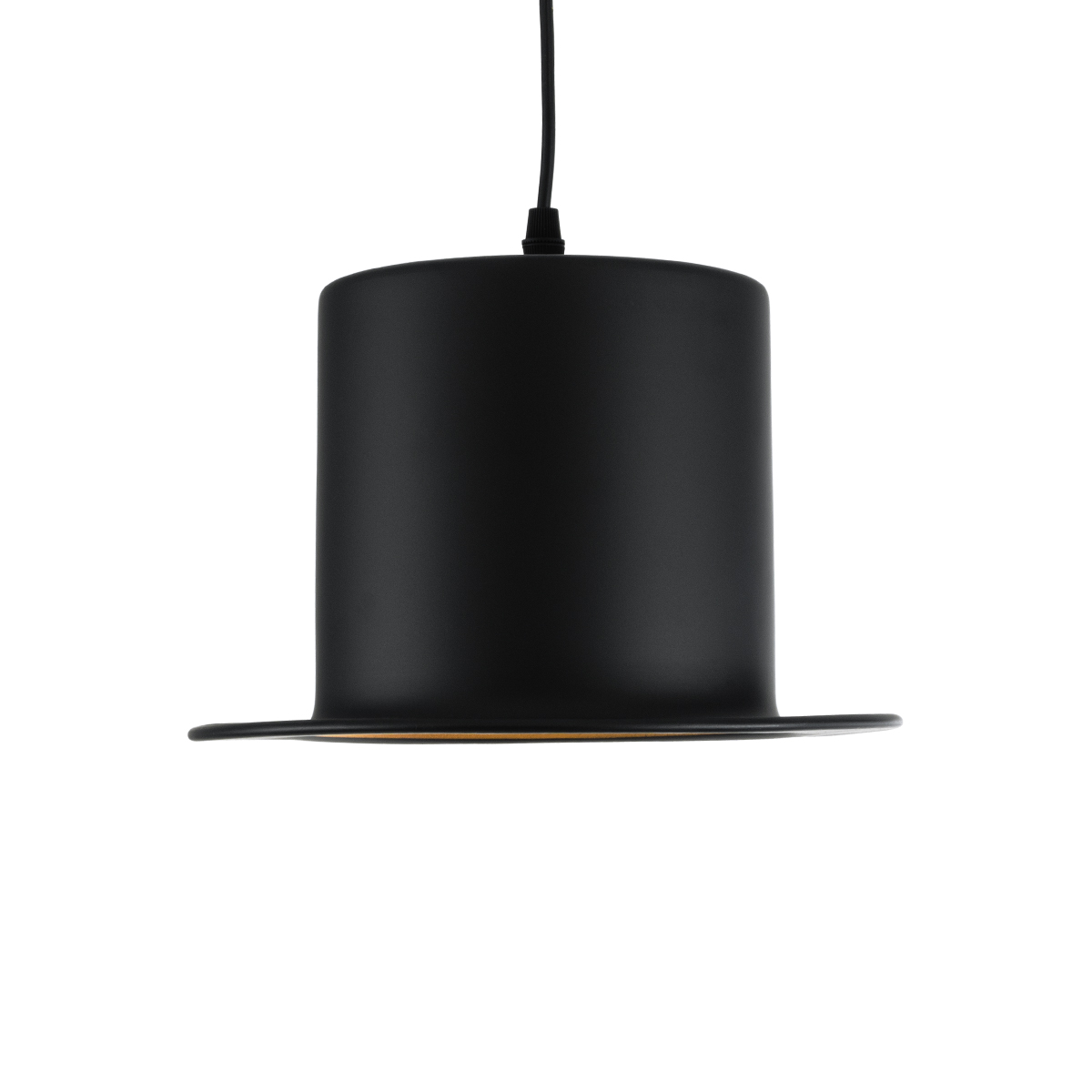 GloboStar® SHERLOCK 01215 Vintage Κρεμαστό Φωτιστικό Καμπάνα Μονόφωτο 1 x E27 IP20 Μαύρο Μέταλλο - Μ26 x Π26 x Υ16cm