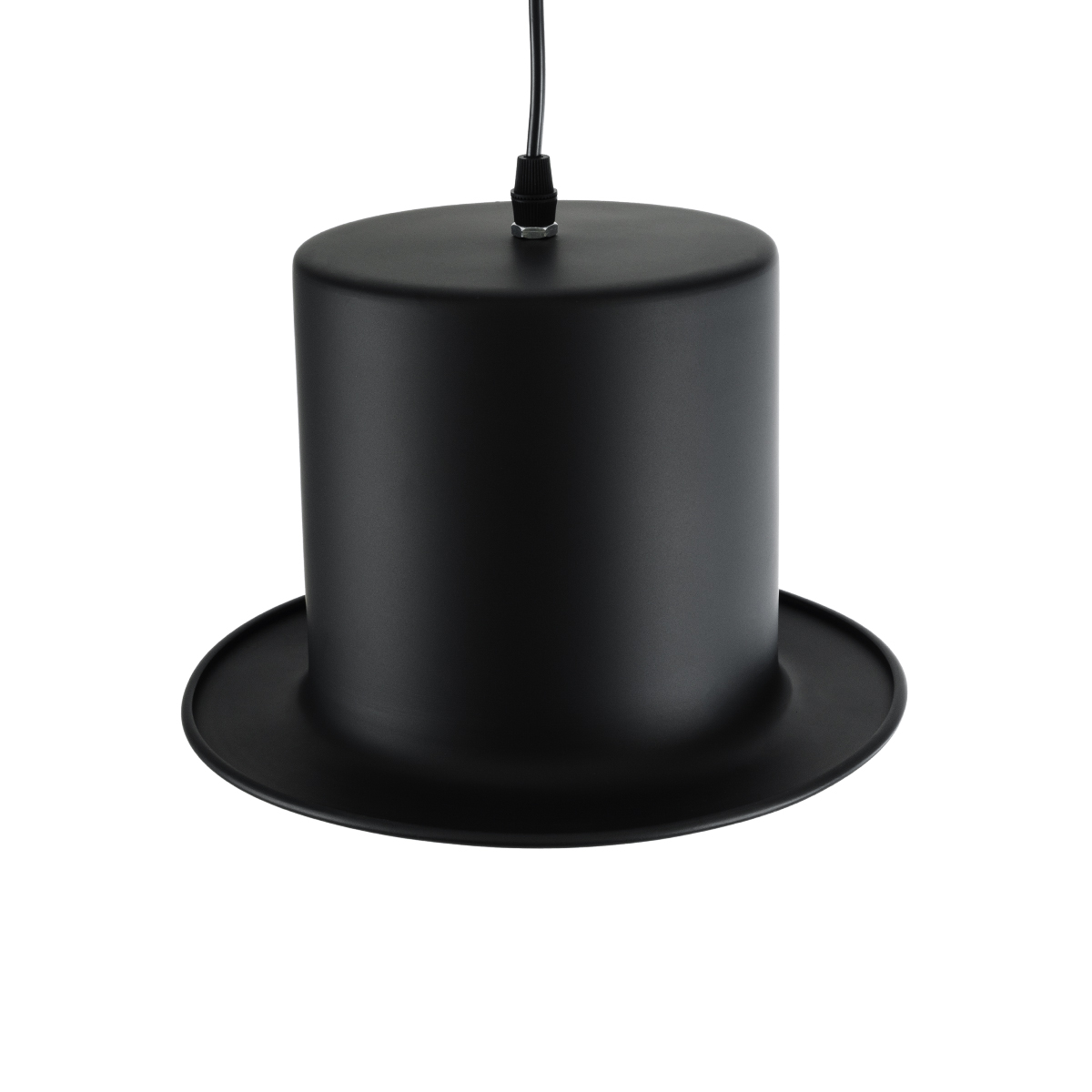 GloboStar® SHERLOCK 01215 Vintage Κρεμαστό Φωτιστικό Καμπάνα Μονόφωτο 1 x E27 IP20 Μαύρο Μέταλλο - Μ26 x Π26 x Υ16cm