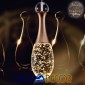 GloboStar® JADORE 01232 Μοντέρνο Κρεμαστό Φωτιστικό Ανάρτηση LED -W -lm -°AC 220-240V IP20 Θερμό Λευκό 3000K Χάλκινο Μέταλλο με Διάφανο Γυαλί - Μ8 x Π8 x Υ26cm - 2 Χρόνια Εγγύηση