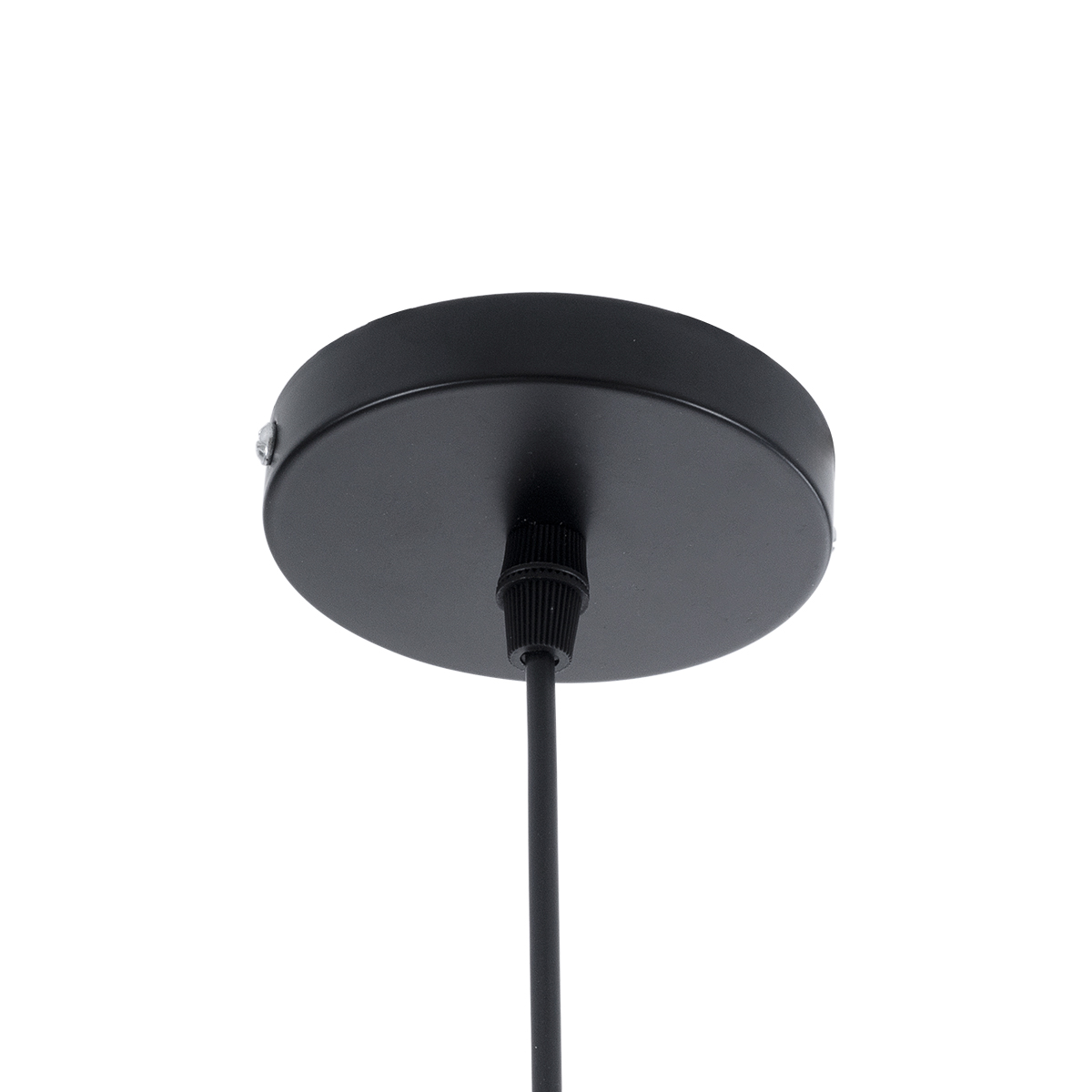 GloboStar® NUNZIATA 01236 Vintage Κρεμαστό Φωτιστικό Καμπάνα Μονόφωτο 1 x E27 IP20 Μαύρο & Χρυσό Μέταλλο - Μ26 x Π26 x Υ40cm