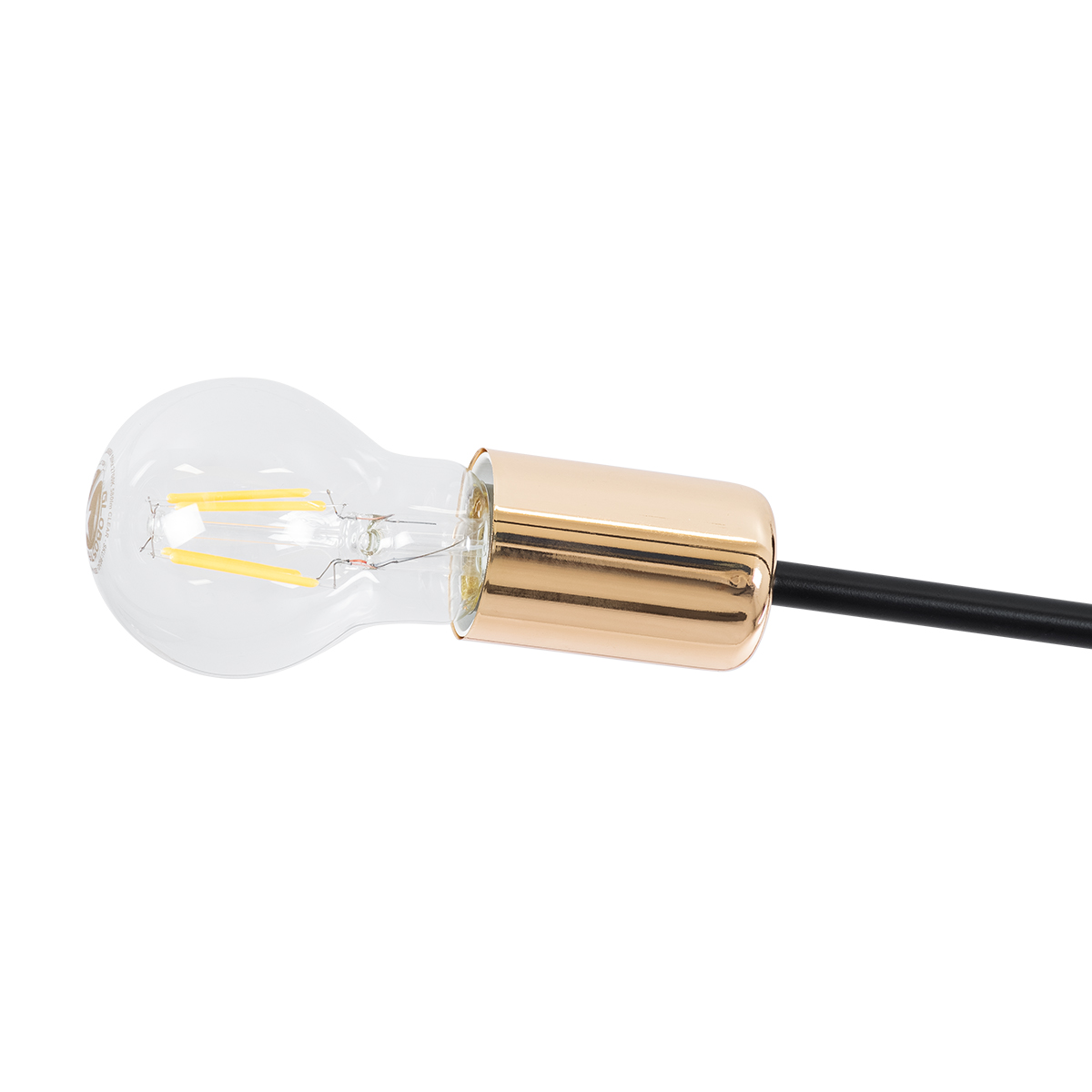 GloboStar® OLINDA 01244 Μοντέρνο Φωτιστικό Οροφής Πλέγμα Πολύφωτο 10 x E27 IP20 Μαύρο Μέταλλο - Μ102 x Π102 x Υ17cm