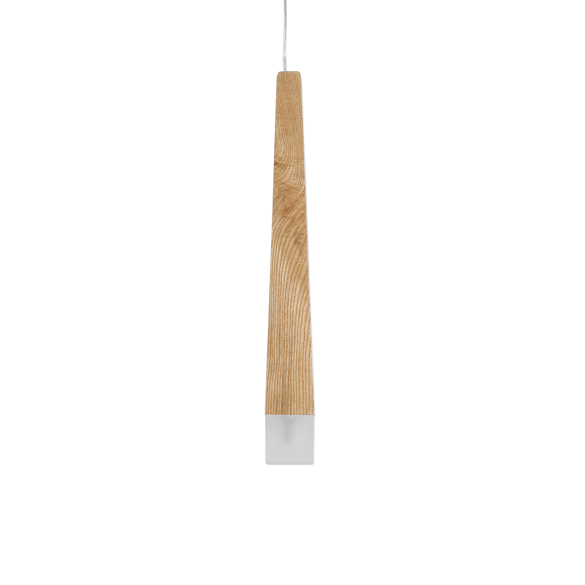 GloboStar® CALISTA 01252 Μοντέρνο Κρεμαστό Φωτιστικό Ανάρτηση Μονόφωτο 1 x G4 IP20 Μπεζ Ξύλο - Μ4 x Π3 x Υ33cm