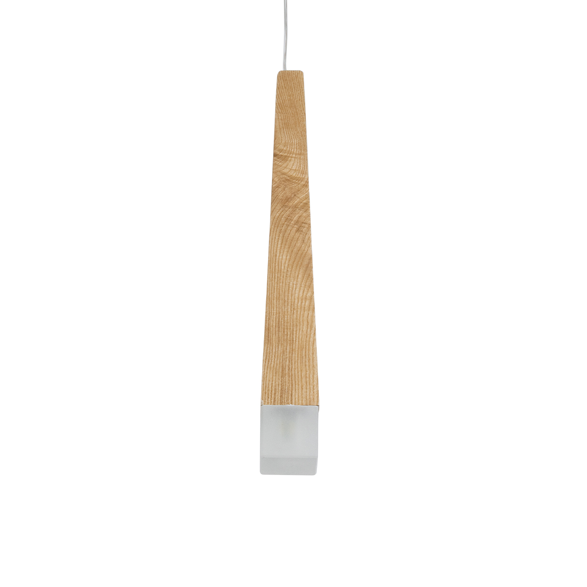 GloboStar® CALISTA 01252 Μοντέρνο Κρεμαστό Φωτιστικό Ανάρτηση Μονόφωτο 1 x G4 IP20 Μπεζ Ξύλο - Μ4 x Π3 x Υ33cm
