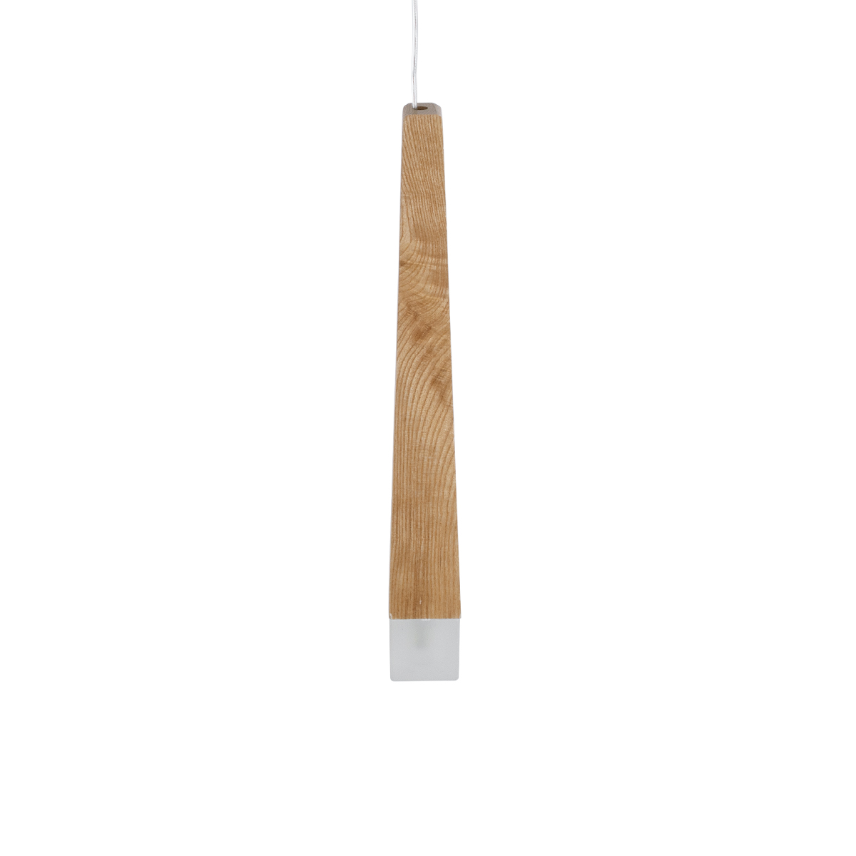 GloboStar® CALISTA 01252 Μοντέρνο Κρεμαστό Φωτιστικό Ανάρτηση Μονόφωτο 1 x G4 IP20 Μπεζ Ξύλο - Μ4 x Π3 x Υ33cm