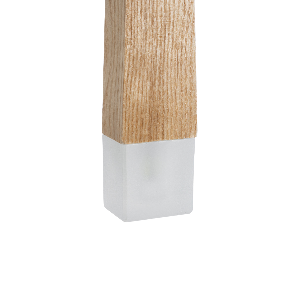 GloboStar® CALISTA 01252 Μοντέρνο Κρεμαστό Φωτιστικό Ανάρτηση Μονόφωτο 1 x G4 IP20 Μπεζ Ξύλο - Μ4 x Π3 x Υ33cm