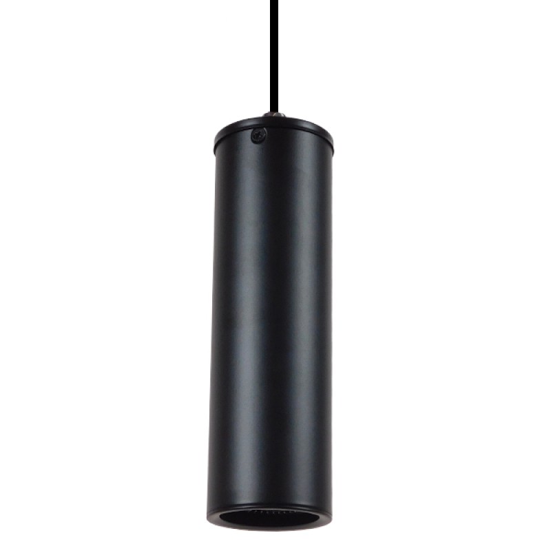 GLOBOSTAR® CANNON 01275 Μοντέρνο Κρεμαστό Φωτιστικό Οροφής με Ντουί 1 x E27 AC 220-240V IP20 - Μαύρο - Μ6 x Π6 x Υ20cm