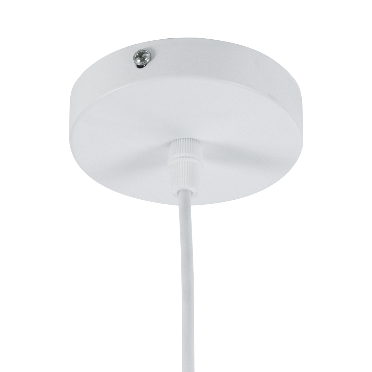 GloboStar® FELICITA 01277 Μοντέρνο Κρεμαστό Φωτιστικό Καμπάνα Μονόφωτο 1 x E27 IP20 Ασημί Μέταλλο με Μπεζ Ξύλο - Μ30 x Π30 x Υ25cm
