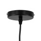 GloboStar® ROCKFORD 01287 Μοντέρνο Κρεμαστό Φωτιστικό Καμπάνα Τρίφωτο 3 x E27 IP20 Μαύρο Μέταλλο - Μ86 x Π86 x Υ30cm