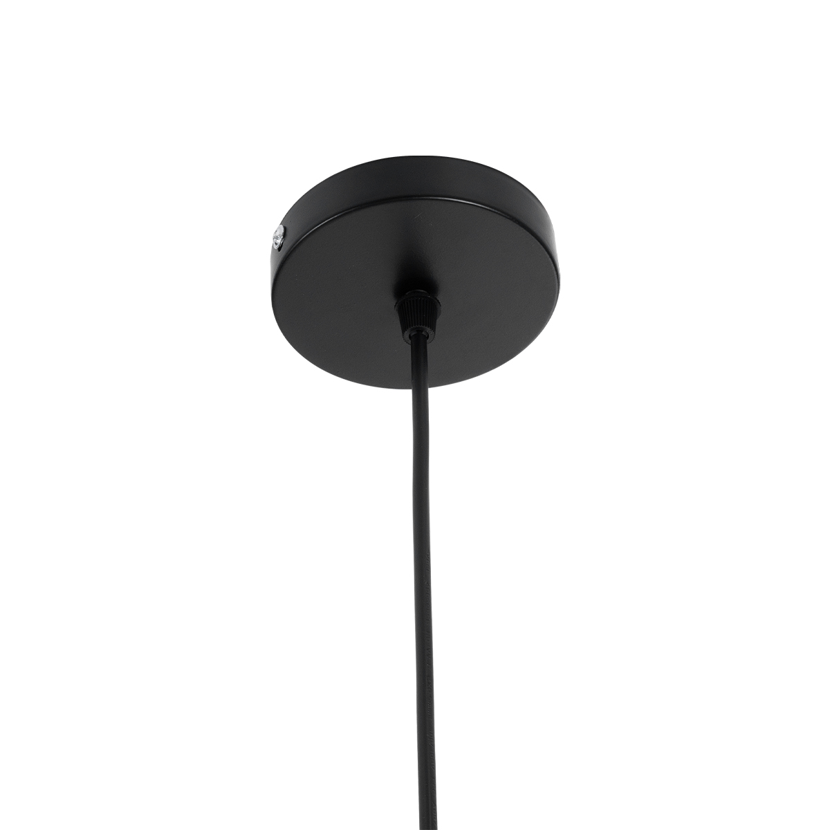 GloboStar® SANTORINI 01290 Boho Κρεμαστό Φωτιστικό Καπέλο Μονόφωτο 1 x E27 IP20 3D Καφέ Χαρτί - Μ30 x Π30 x Y20cm