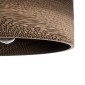 GloboStar® SANTORINI 01297 Boho Κρεμαστό Φωτιστικό Καπέλο Μονόφωτο 1 x E27 IP20 3D Καφέ Χαρτί - Μ50 x Π50 x Υ20cm