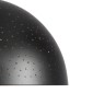GloboStar® SOLANA 01301 Μοντέρνο Κρεμαστό Φωτιστικό Καμπάνα Μονόφωτο 1 x E27 IP20 Μαύρο & Χρυσό Μέταλλο - Μ30 x Π30 x Υ15cm