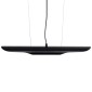 GloboStar® ESTERINA 01304 Μοντέρνο Κρεμαστό Φωτιστικό Ανάρτηση Δίφωτο 2 x E27 IP20 Μαύρο & Χρυσό Μέταλλο - Μ60 x Π6 x Υ6cm