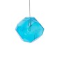 GloboStar® RINA 01306 Μοντέρνο Κρεμαστό Φωτιστικό Μπάλα Μονόφωτο 1 x G9 IP20 Γαλάζιο Γυαλί - Μ20 x Π20 x Υ20cm