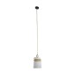 GloboStar® TRIBECA 01319 Μοντέρνο Κρεμαστό Φωτιστικό Καμπάνα Μονόφωτο 1 x E27 IP20 Γκρι Τσιμέντο - Μ20 x Π20 x Υ26cm