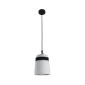 GloboStar® TRIBECA 01320 Μοντέρνο Κρεμαστό Φωτιστικό Καμπάνα Μονόφωτο 1 x E27 IP20 Γκρι Τσιμέντο - Μ20 x Π20 x Υ26cm