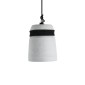 GloboStar® TRIBECA 01320 Μοντέρνο Κρεμαστό Φωτιστικό Καμπάνα Μονόφωτο 1 x E27 IP20 Γκρι Τσιμέντο - Μ20 x Π20 x Υ26cm