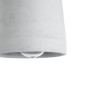 GloboStar® TRIBECA 01320 Μοντέρνο Κρεμαστό Φωτιστικό Καμπάνα Μονόφωτο 1 x E27 IP20 Γκρι Τσιμέντο - Μ20 x Π20 x Υ26cm