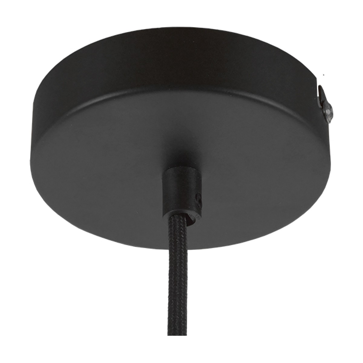 GloboStar® DURANT 01323 Μοντέρνο Κρεμαστό Φωτιστικό Πλέγμα Μονόφωτο 1 x E27 IP20 Γκρι Τσιμέντο με Μπεζ Μέταλλο - Μ25 x Π25 x Υ31cm