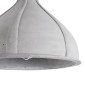 GloboStar® TRIBECA 01326 Μοντέρνο Κρεμαστό Φωτιστικό Καμπάνα Μονόφωτο 1 x E27 IP20 Γκρι Τσιμέντο - Μ30 x Π30 x Υ27cm