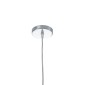 GloboStar® OCEANA 01356 Vintage Κρεμαστό Φωτιστικό Μπάλα Μονόφωτο 1 x E27 IP20 Μαύρο Σχοινί - Μ20 x Π20 x Υ20cm