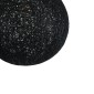 GloboStar® OCEANA 01360 Vintage Κρεμαστό Φωτιστικό Μπάλα Μονόφωτο 1 x E27 IP20 Μαύρο Σχοινί - Μ40 x Π40 x Υ40cm