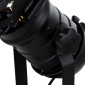 GloboStar® DETROIT 01372 Vintage Φωτιστικό Οροφής Πλέγμα Μονόφωτο 1 x E27 IP20 Μαύρο Μέταλλο - Μ26 x Π26 x Υ37cm