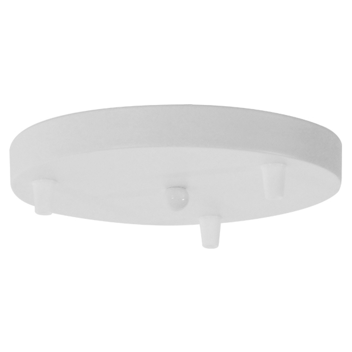 GloboStar® JASPER 01376 Μοντέρνό Κρεμαστό Φωτιστικό Καμπάνα Σετ Τρίφωτο 3 x E27 IP20 Λευκό Μέταλλο - Μ75 x Π75 x Υ22cm