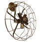 GloboStar® FAN 01381 Vintage Επιτοίχιο Φωτιστικό Απλίκα Πολύφωτο 5 x E27 IP20 Χάλκινο Μέταλλο - Μ46 x Π22 x Υ46cm