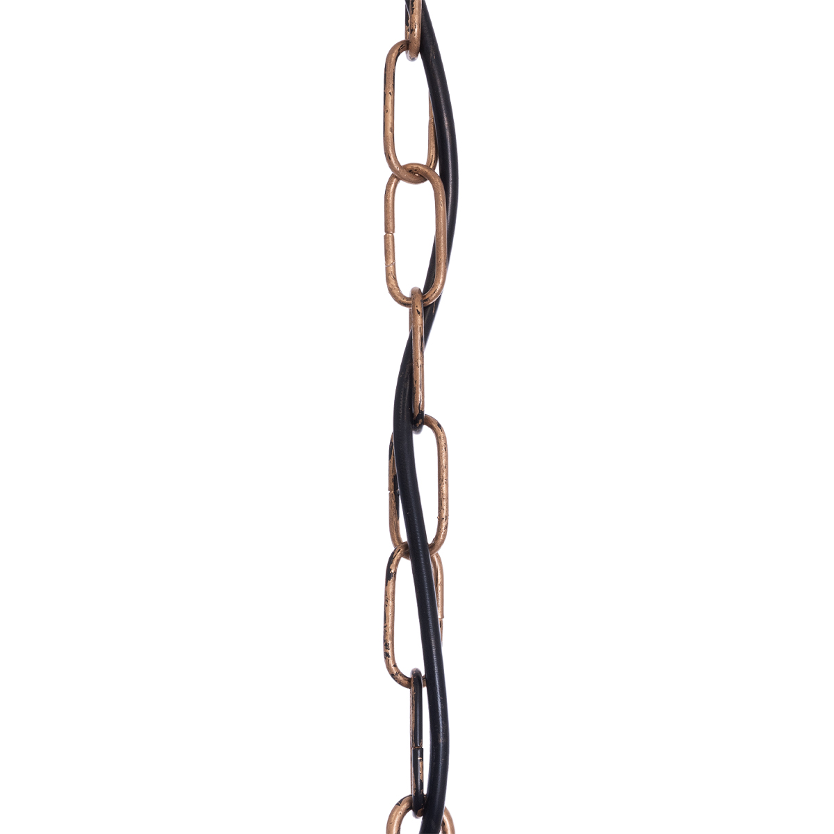 GloboStar® VICTORIAN 01404 Vintage Κρεμαστό Φωτιστικό Ανάρτηση Πολύφωτο 6 x E14 IP20 Χάλκινο Μέταλλο με Μπεζ Σχοινί - Μ85 x Π85 x Y85cm