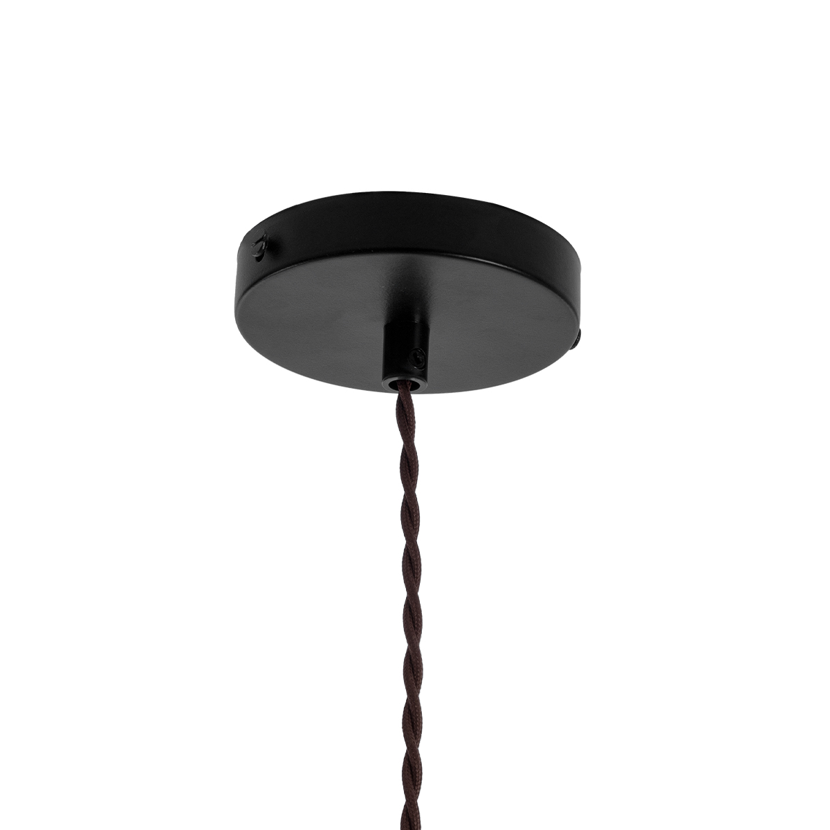 GloboStar® SPIGOT 01415 Vintage Κρεμαστό Φωτιστικό Ανάρτηση Μονόφωτο 1 x E27 IP20 Μαύρο & Κόκκινο Μέταλλο - Μ5 x Π5 x Y20cm