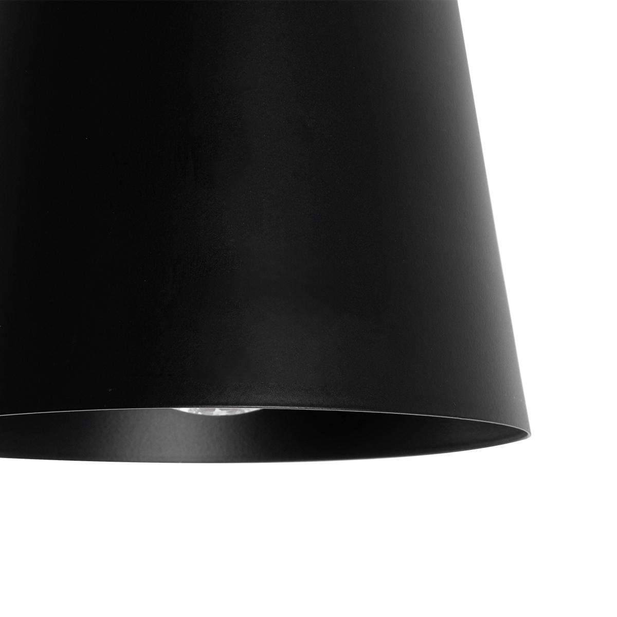GloboStar® LANA 01424 Μοντέρνο Κρεμαστό Φωτιστικό Κύλινδρος Μονόφωτο 1 x E27 IP20 Μαύρο Μέταλλο με Καρυδί Ξύλο - Μ13 x Π13 x Y17cm