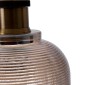 GloboStar® SEGRETO 01448 Vintage Κρεμαστό Φωτιστικό Μονόφωτο Καμπάνα 1 x E27 IP20 Διάφανο Γυαλί με Χρυσό Μέταλλο - Μ14 x Π14 x Υ18cm