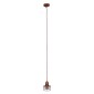 GloboStar® MANHATTAN 01453 Μοντέρνο Κρεμαστό Φωτιστικό Καμπάνα Μονόφωτο 1 x E27 IP20 Χάλκινο Μέταλλο - Μ11 x Π11 x Υ14cm