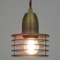 GloboStar® MANHATTAN 01454 Μοντέρνο Κρεμαστό Φωτιστικό Καμπάνα Μονόφωτο 1 x E27 IP20 Χρυσό Μέταλλο - Μ11 x Π11 x Υ14cm