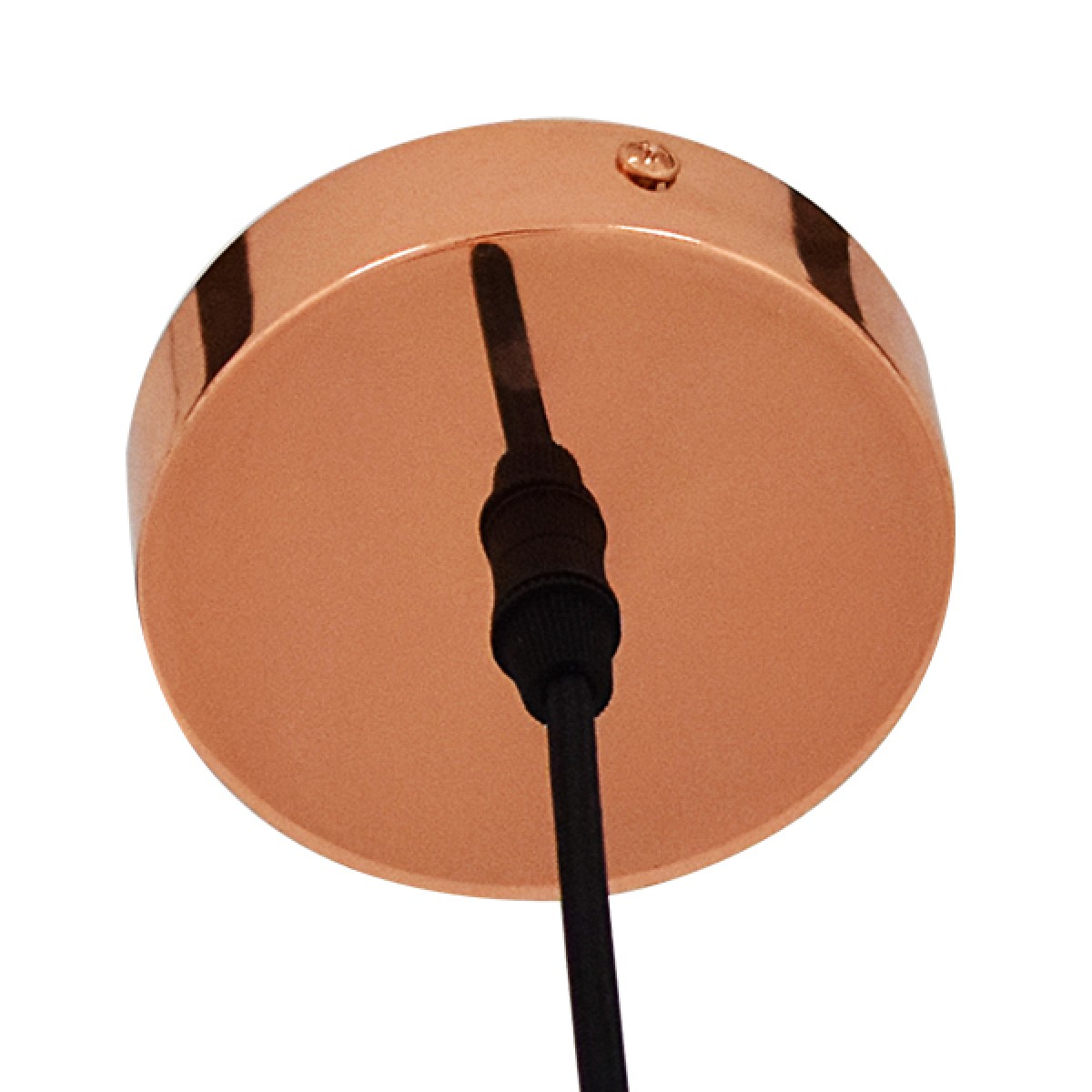 GloboStar® DIXAR 01465 Μοντέρνο Κρεμαστό Φωτιστικό Μπάλα Μονόφωτο 1 x E27 IP20 Χάλκινο Γυαλί - Μ36 x Π36 x Υ45cm