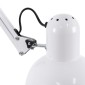 GloboStar® AUDREY 01471 Vintage Επιδαπέδιο Φωτιστικό Μονόφωτο 1 x E27 IP20 Λευκό Μέταλλο - Μ15 x Π15 x Υ190cm