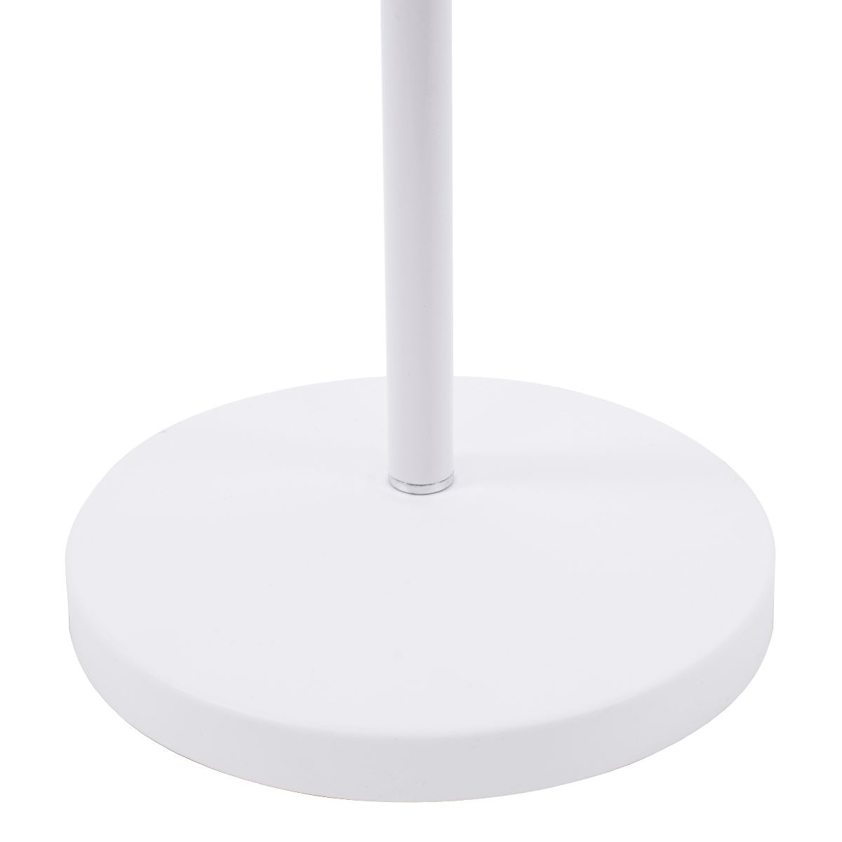 GloboStar® AUDREY 01471 Vintage Επιδαπέδιο Φωτιστικό Μονόφωτο 1 x E27 IP20 Λευκό Μέταλλο - Μ15 x Π15 x Υ190cm