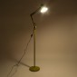 GloboStar® AUDREY 01472 Μοντέρνο Επιδαπέδιο Φωτιστικό Μονόφωτο 1 x E27 IP20 Κίτρινο Αλουμίνιο - Μ15 x Π15 x Υ190cm