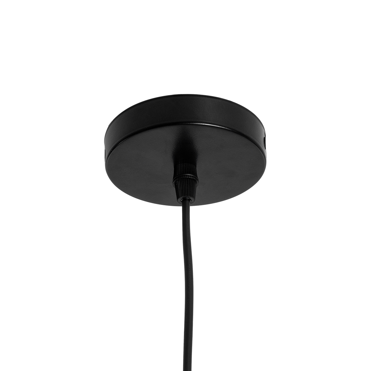 GloboStar® COOLIE 01477 Μοντέρνο Κρεμαστό Φωτιστικό Μονόφωτο Καμπάνα 1 x E27 IP20 Μαύρο & Ασημί Μέταλλο - Μ12.5 x Π12.5 x Υ11.5cm