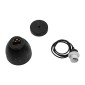 GloboStar® COOLIE 01479 Μοντέρνο Κρεμαστό Φωτιστικό Μονόφωτο Καμπάνα 1 x E27 IP20 Μαύρο & Χρυσό Μέταλλο - Μ12.5 x Π12.5 x Υ11.5cm