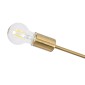 GloboStar® MILANO 01485 Μοντέρνο Φωτιστικό Οροφής Πλέγμα Πολύφωτο 12 x E27 IP20 Χρυσό Μέταλλο - Μ80 x Π80 x Υ80cm