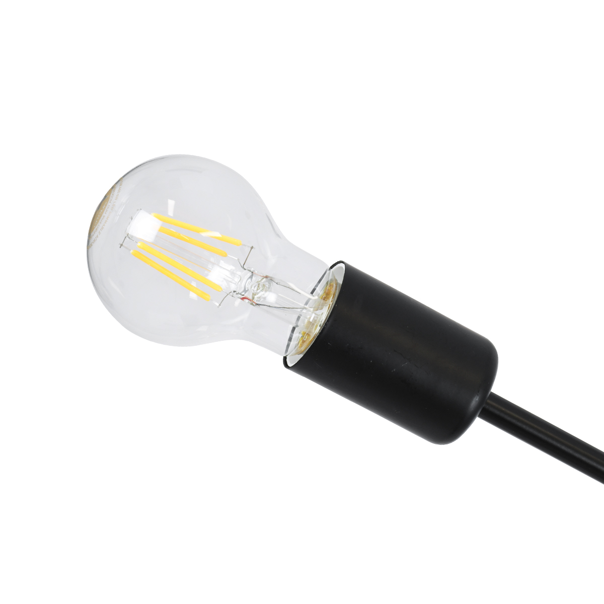 GloboStar® MILANO 01486 Μοντέρνο Φωτιστικό Οροφής Πλέγμα Πολύφωτο 12 x E27 IP20 Μαύρο Μέταλλο - Μ80 x Π80 x Υ80cm
