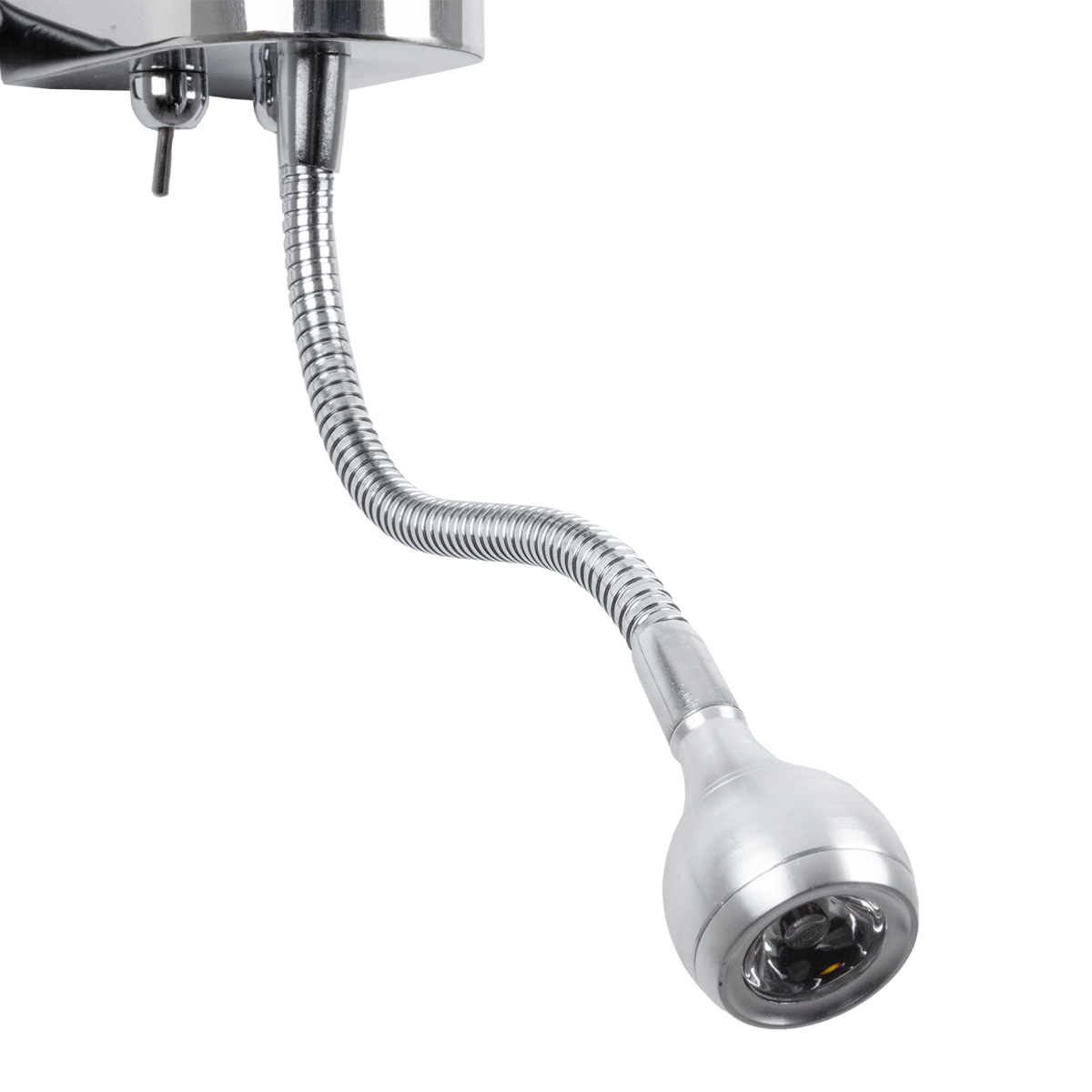 GloboStar® ELEGANT 01492 Μοντέρνο Επιτοίχιο Φωτιστικό Απλίκα με LED Βραχίονα Δίφωτο 1 x E27 IP20 Μαύρο Ύφασμα με Ασημί Μέταλλο - Μ26.5 x Π15 x Υ43cm