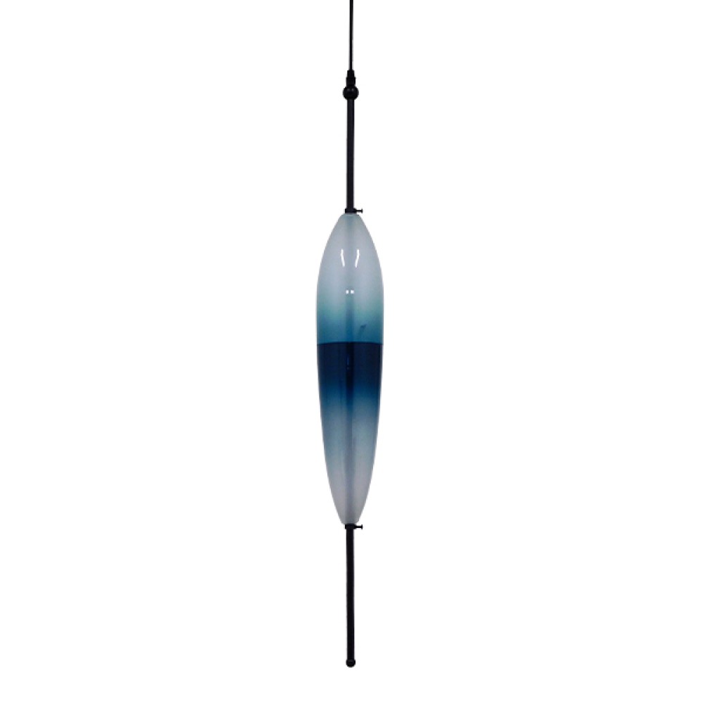 GloboStar® TEARDROP 01502 Μοντέρνο Κρεμαστό Φωτιστικό Ανάρτηση Τρίφωτο 3 x G4 Τιρκουάζ Γυαλί - Μ10 x Π10 x Υ92cm