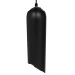 GloboStar® CARSON 01528 Μοντέρνο Κρεμαστό Φωτιστικό Ανάρτηση Μονόφωτο 1 x E27 IP20 Μαύρο & Χρυσό Μέταλλο - Μ12 x Π12 x Υ52cm